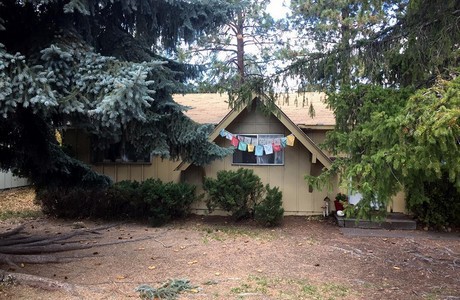 Complete with prayer flags in Bend